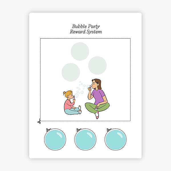 Bubble Party Reward System behavior support resource