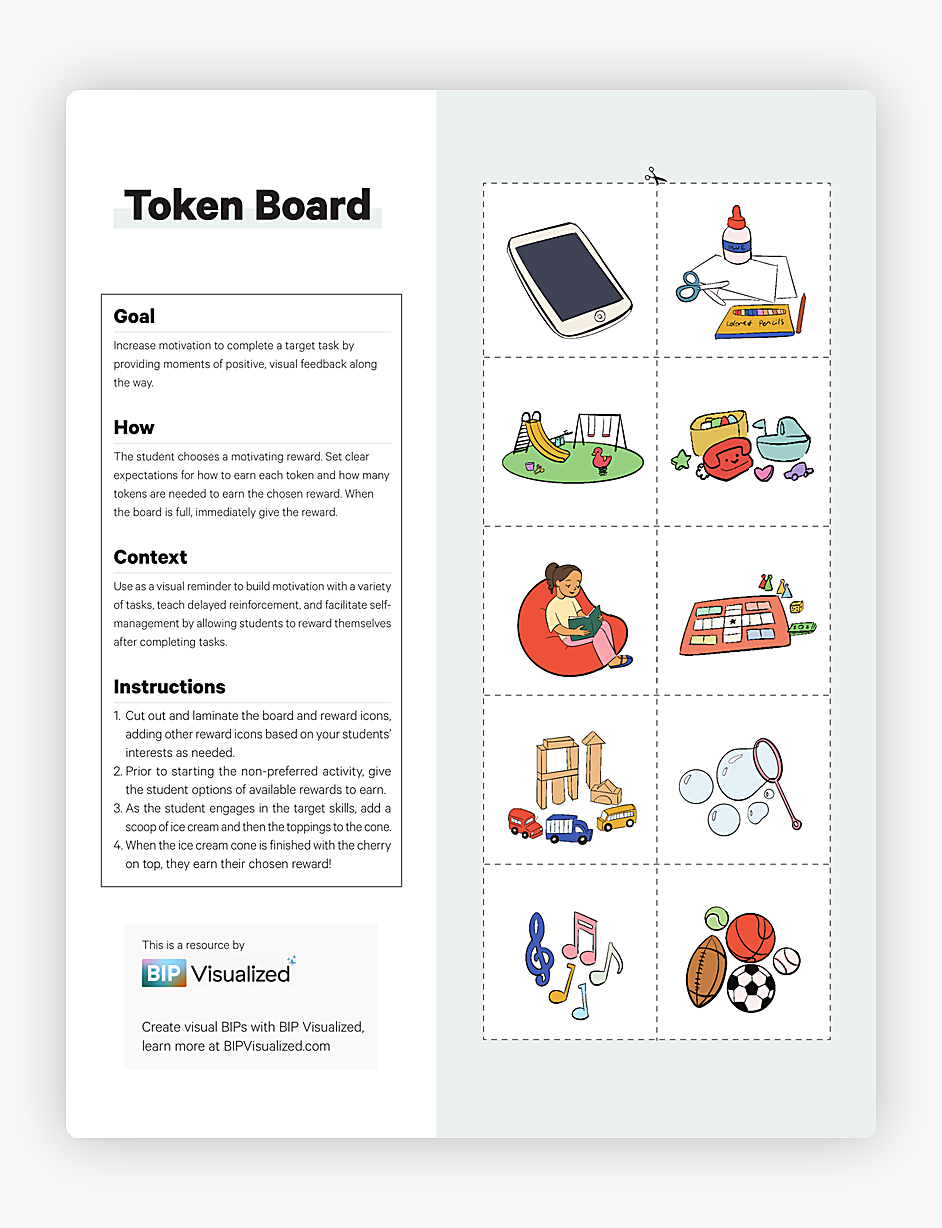 Train Token Board