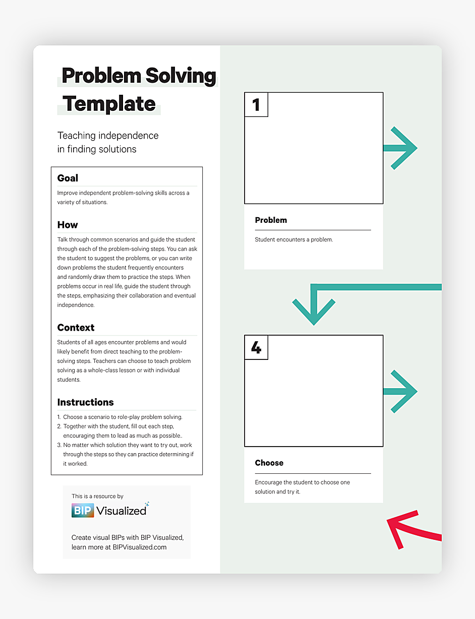 Problem-Solving Planning Template
