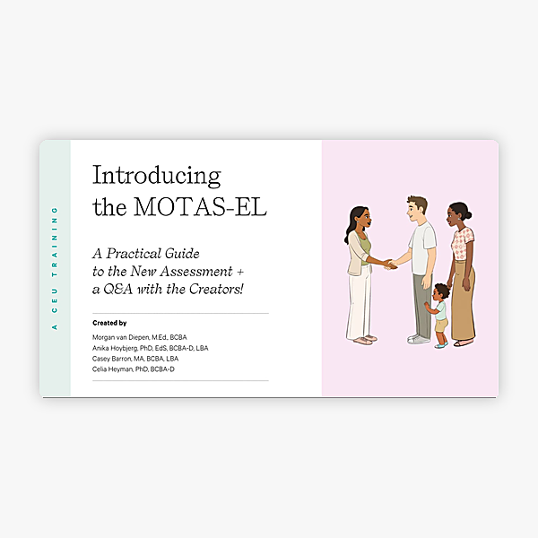 2 CEUs: Introducing the MOTAS-EL