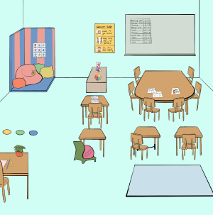 Classroom Set-up visual strategy card