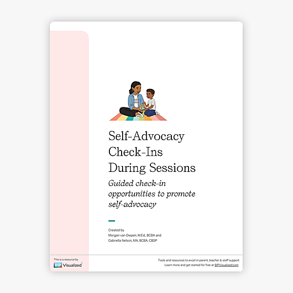 Self-Advocacy Check-Ins During Sessions