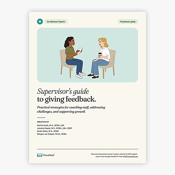 Supervisor's Guide to Giving Feedback