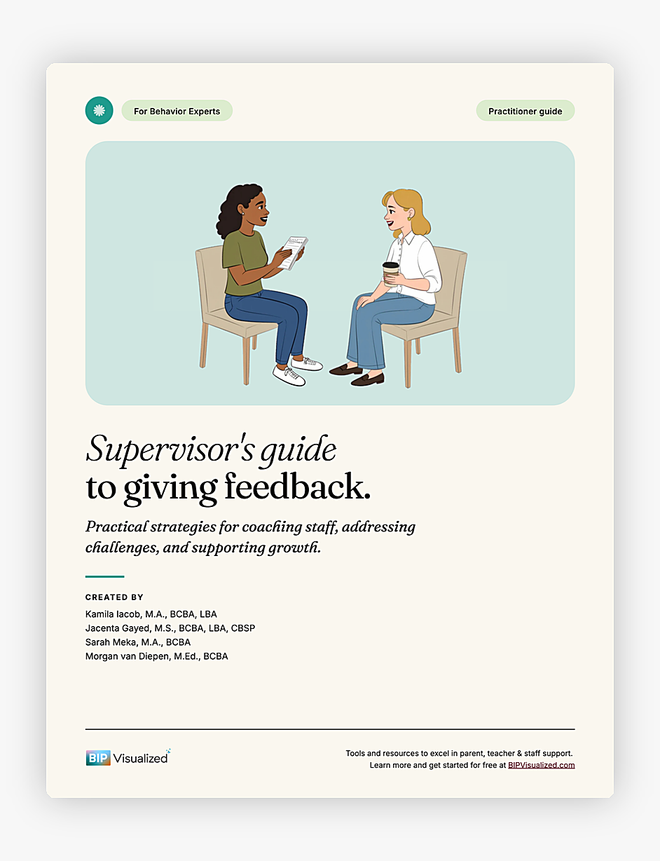 Supervisor's Guide to Giving Feedback