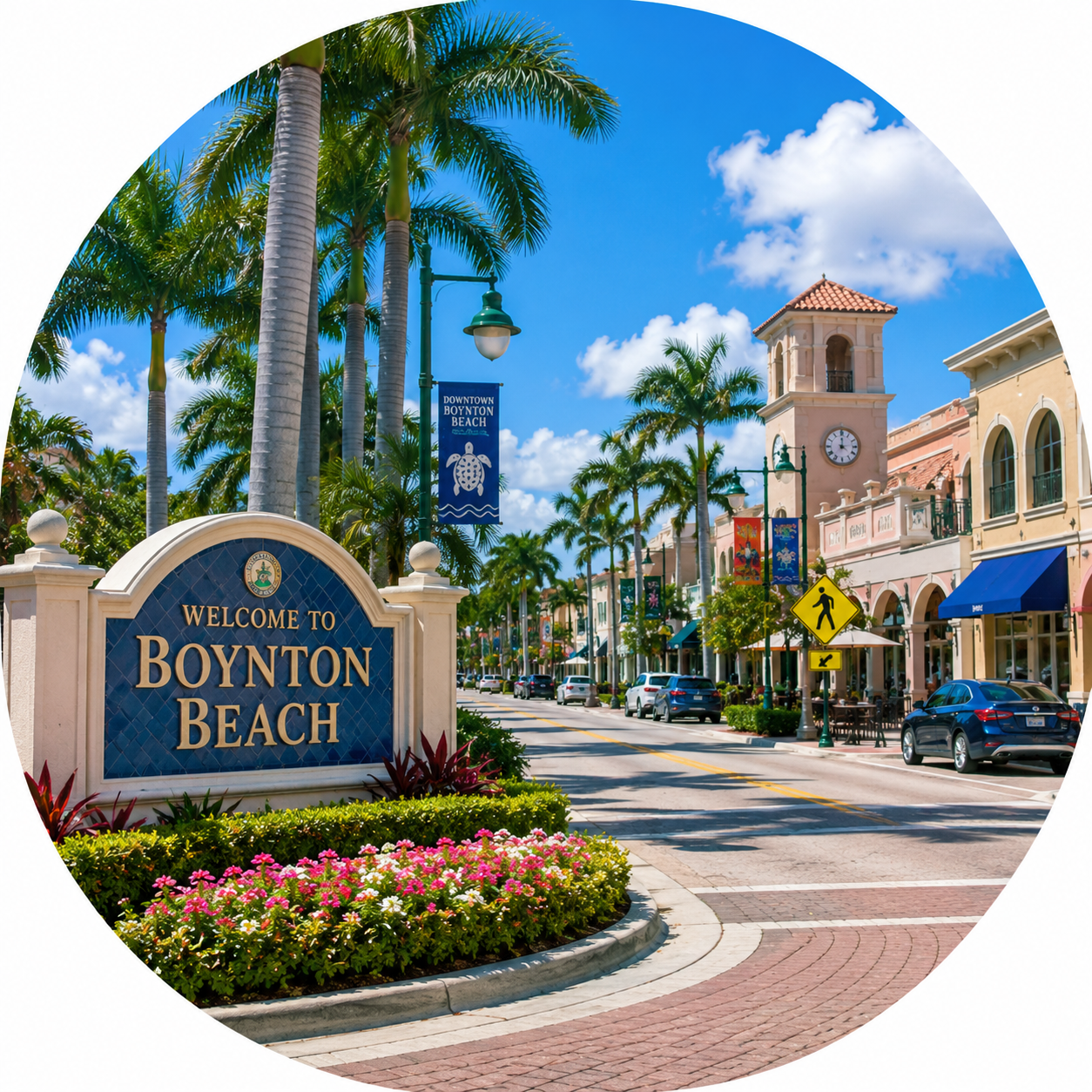 Boynton Beach, FL cabinet painting and refinishing service area