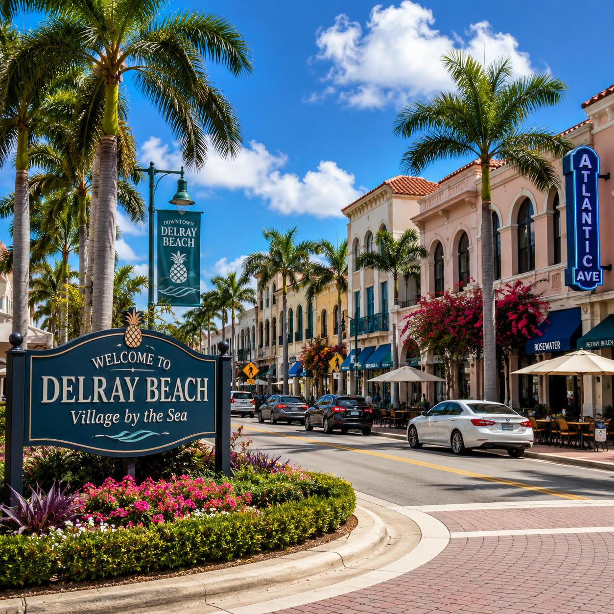 Delray Beach, FL cabinet painting and refinishing service area