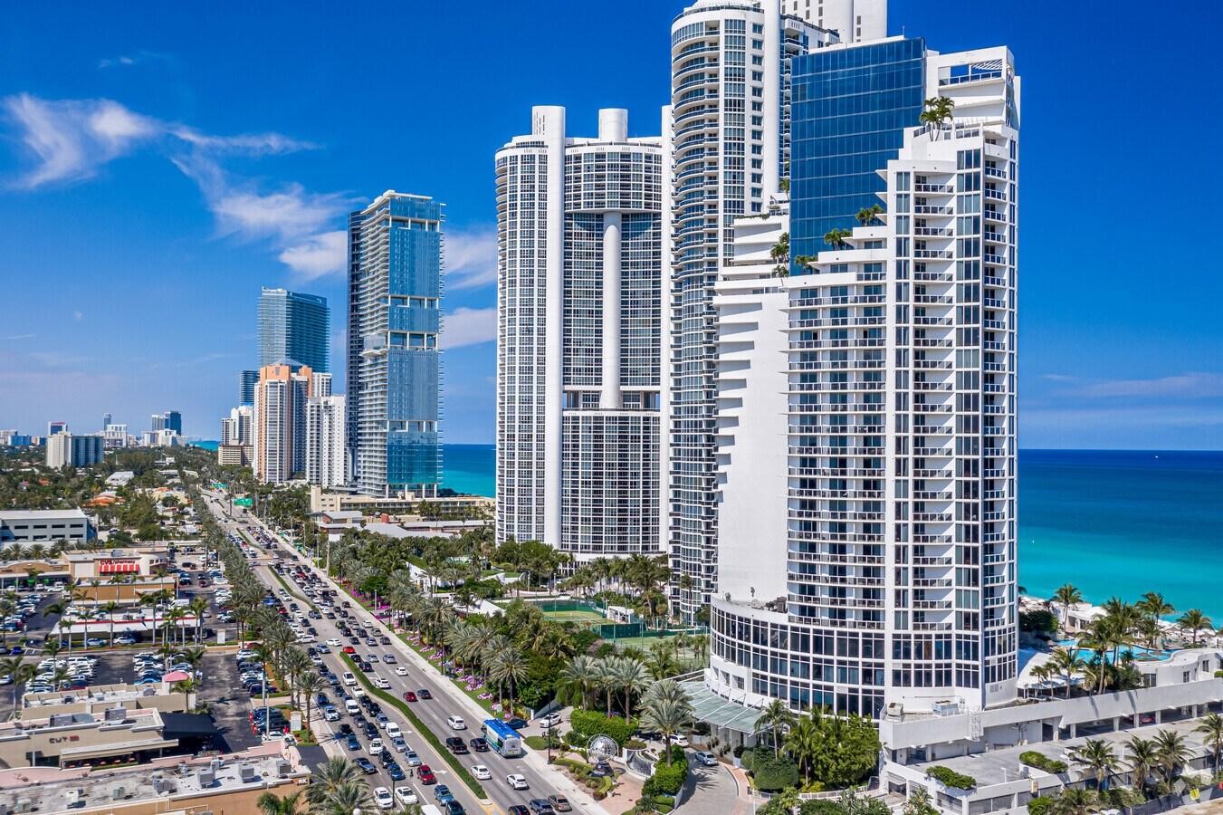 Sunny Isles Beach FL cabinet painting and refinishing service area