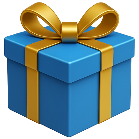 A giftbox to represent bonuses.
