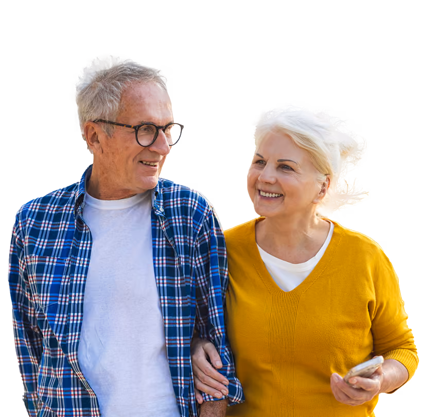 Cool couple enjoying their own home