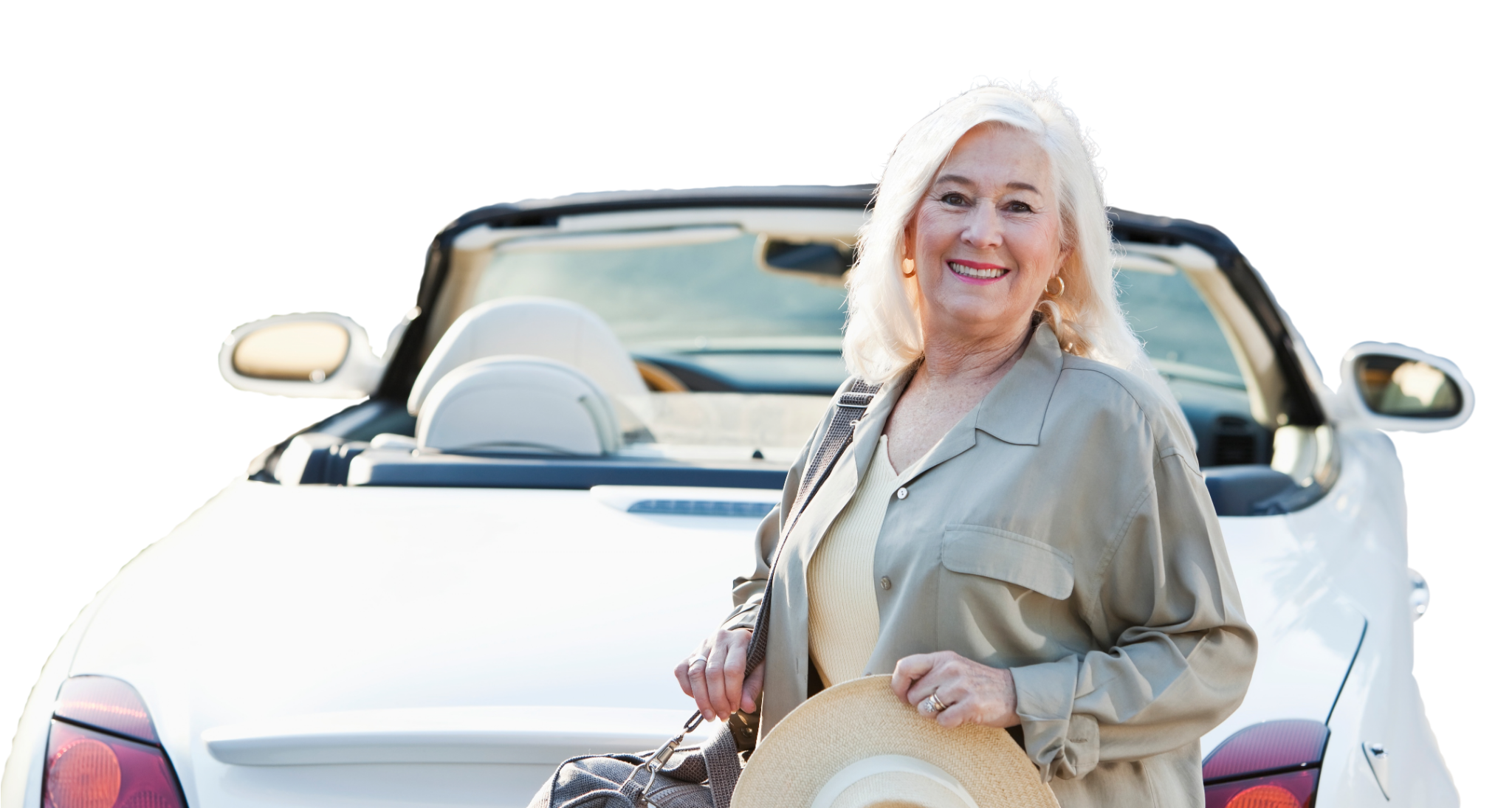 Happy man who's taken out home equity loan carries grand daughter