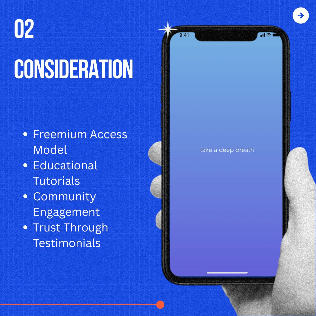 Cusromer Retention Of Calm App