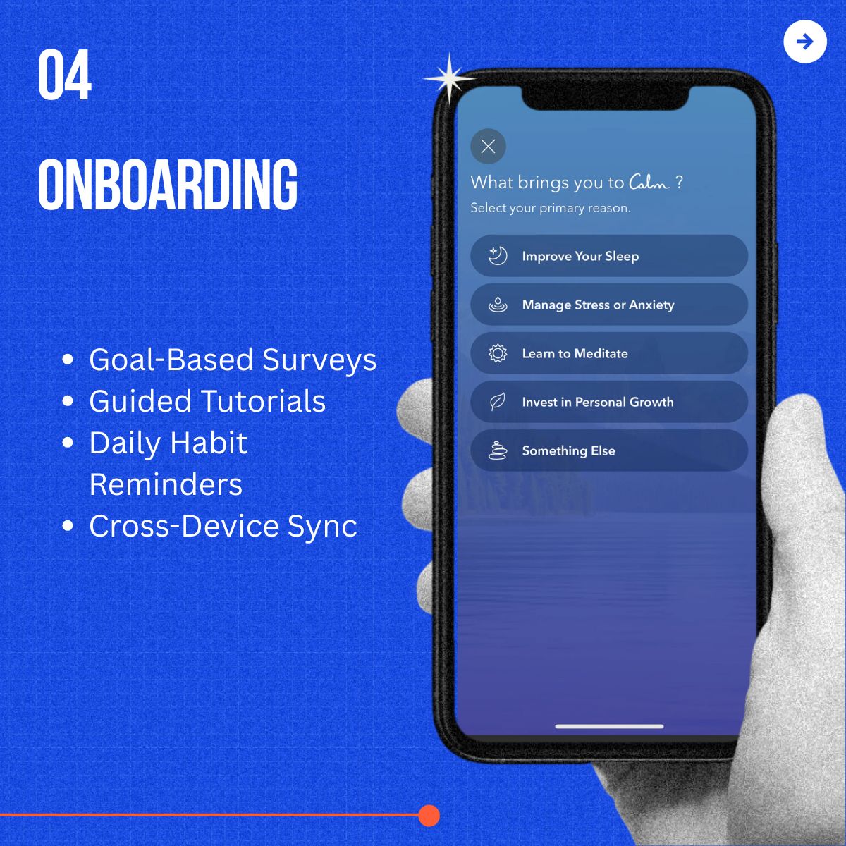 Cusromer Retention Of Calm App