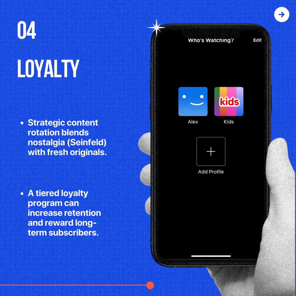 customer retention strategies by loyalty - Netflix