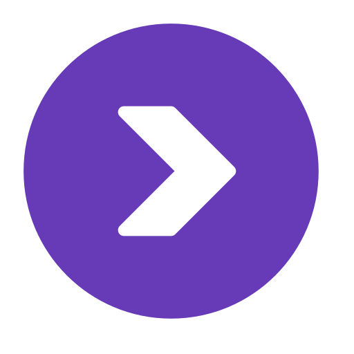 White right arrow icon in a purple circle background.