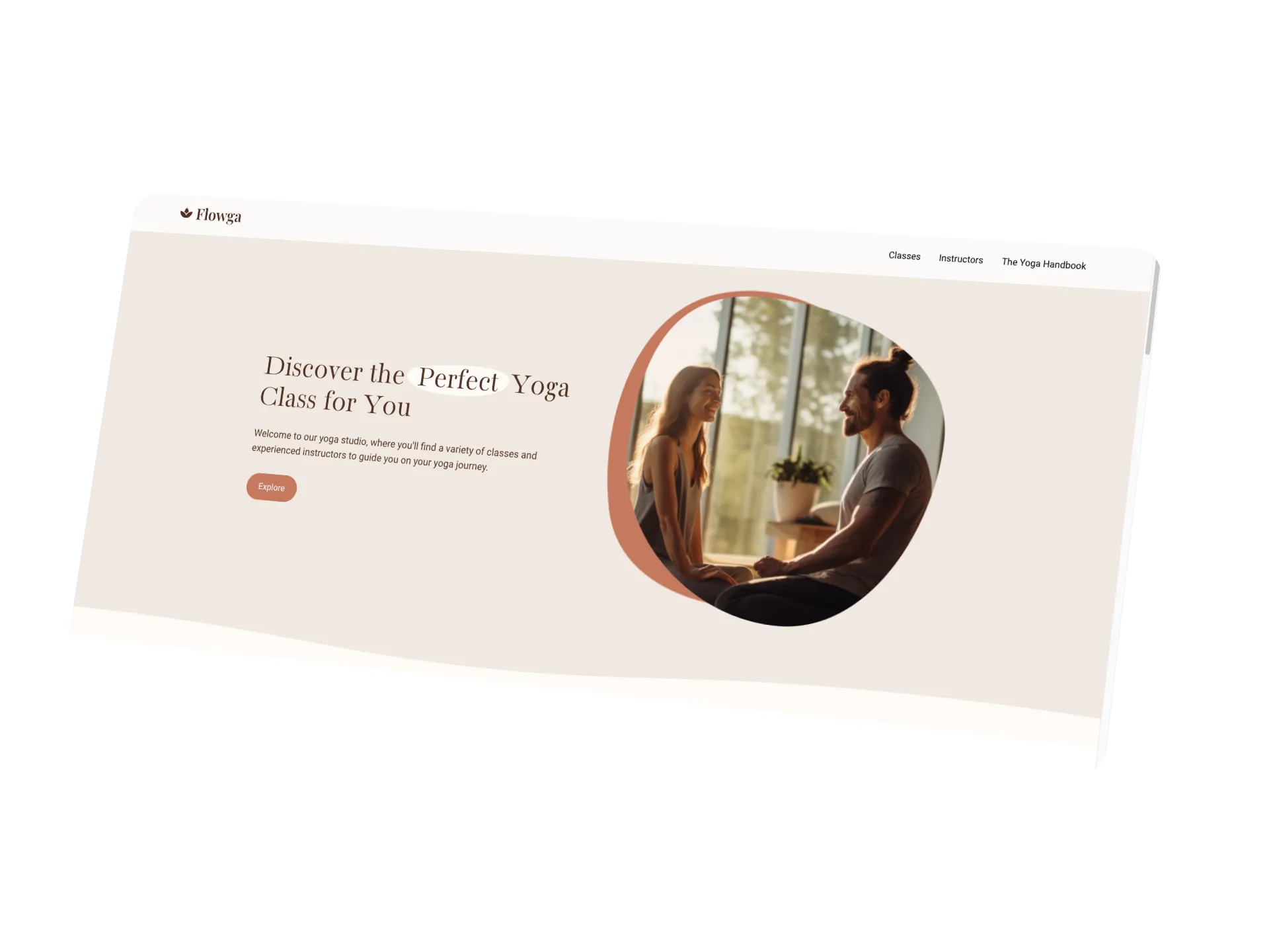 Screenshot of Flowga website