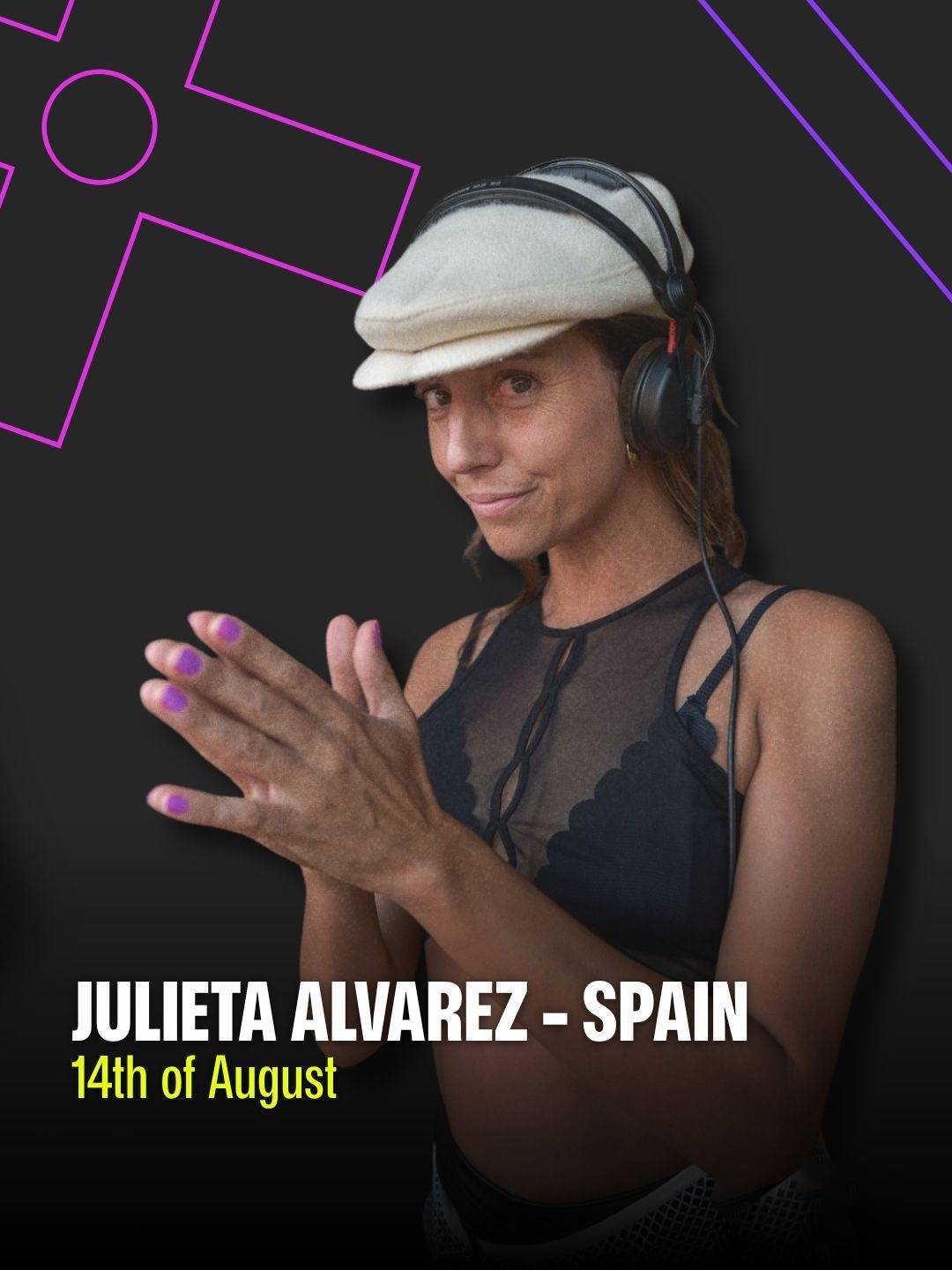 Julieta Alvarez, Pete Tong DJ Academy Talent Pool DJ, playing Destino Pacha Ibiza on 14 August 2026