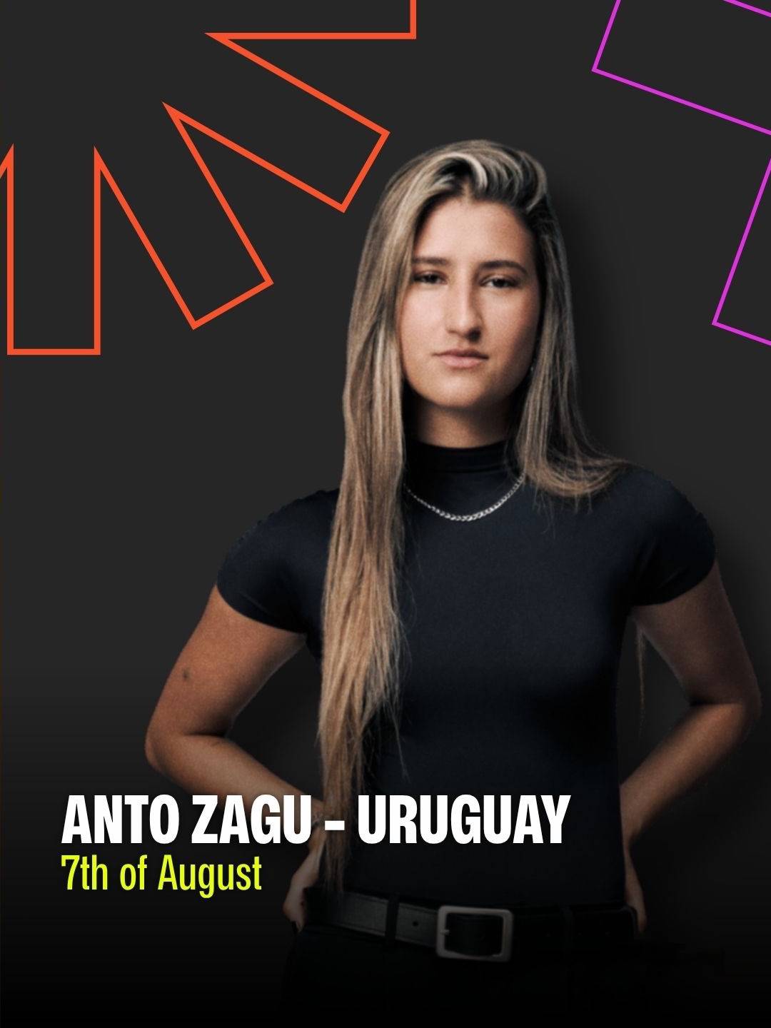 Anto Zagu, Pete Tong DJ Academy Talent Pool DJ, playing Destino Pacha Ibiza on 7 August 2026