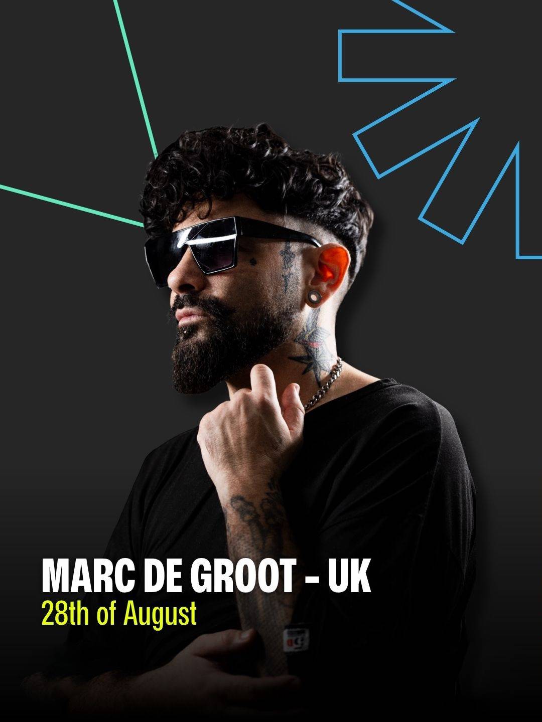 Marc De Groot, Pete Tong DJ Academy Talent Pool DJ and 2026 Future Talent Awards joint Grand Prix winner, playing Destino Pacha Ibiza on 28 August 2026