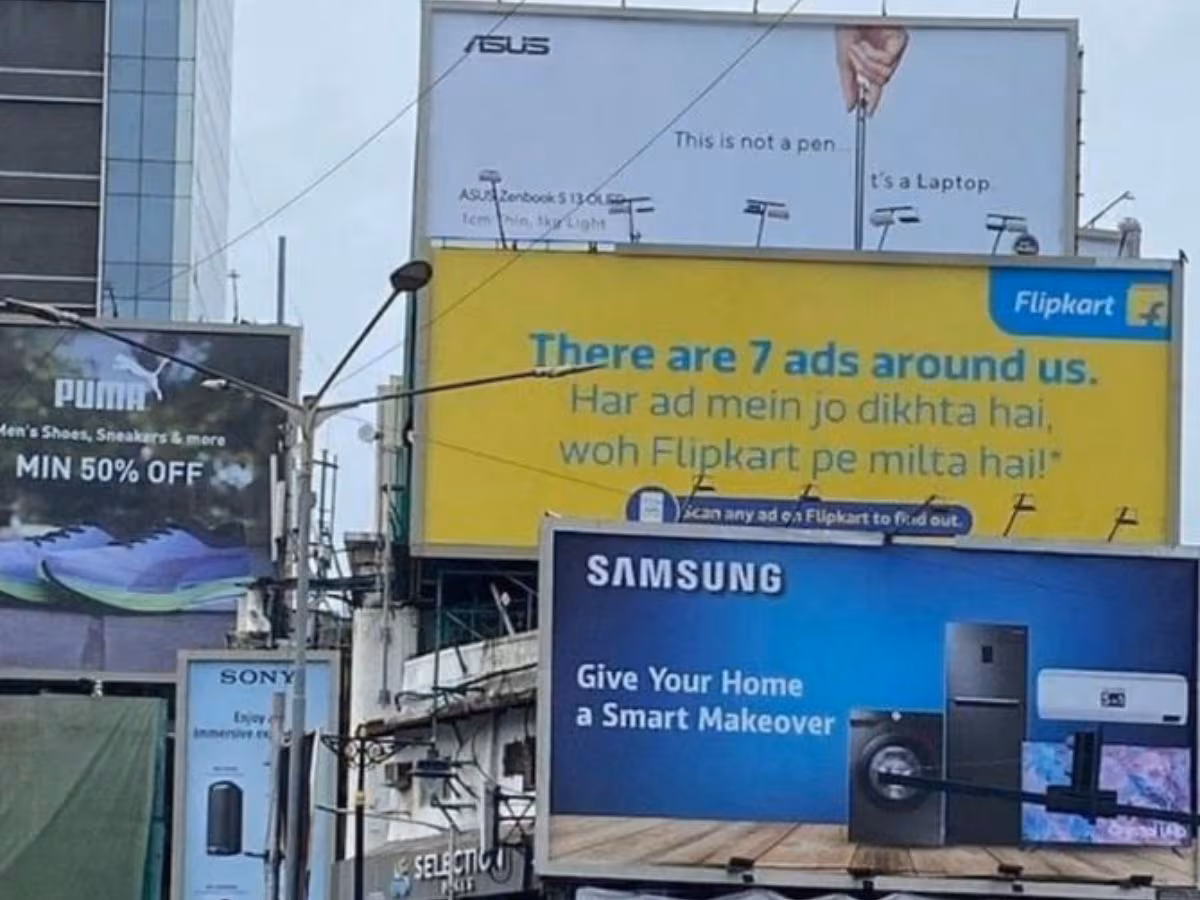 Power of Traditional Advertising - flipkart-billboard-ad