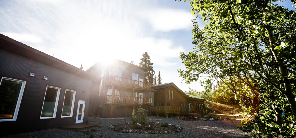 Aurora Borealis and Boréale Lodge