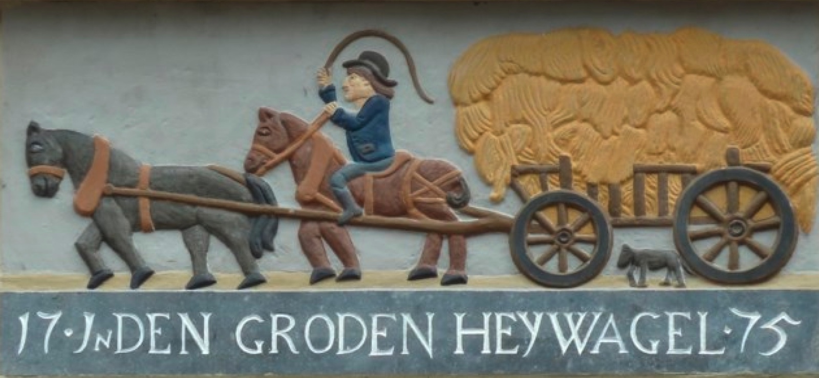 Gevelsteen na restauratie