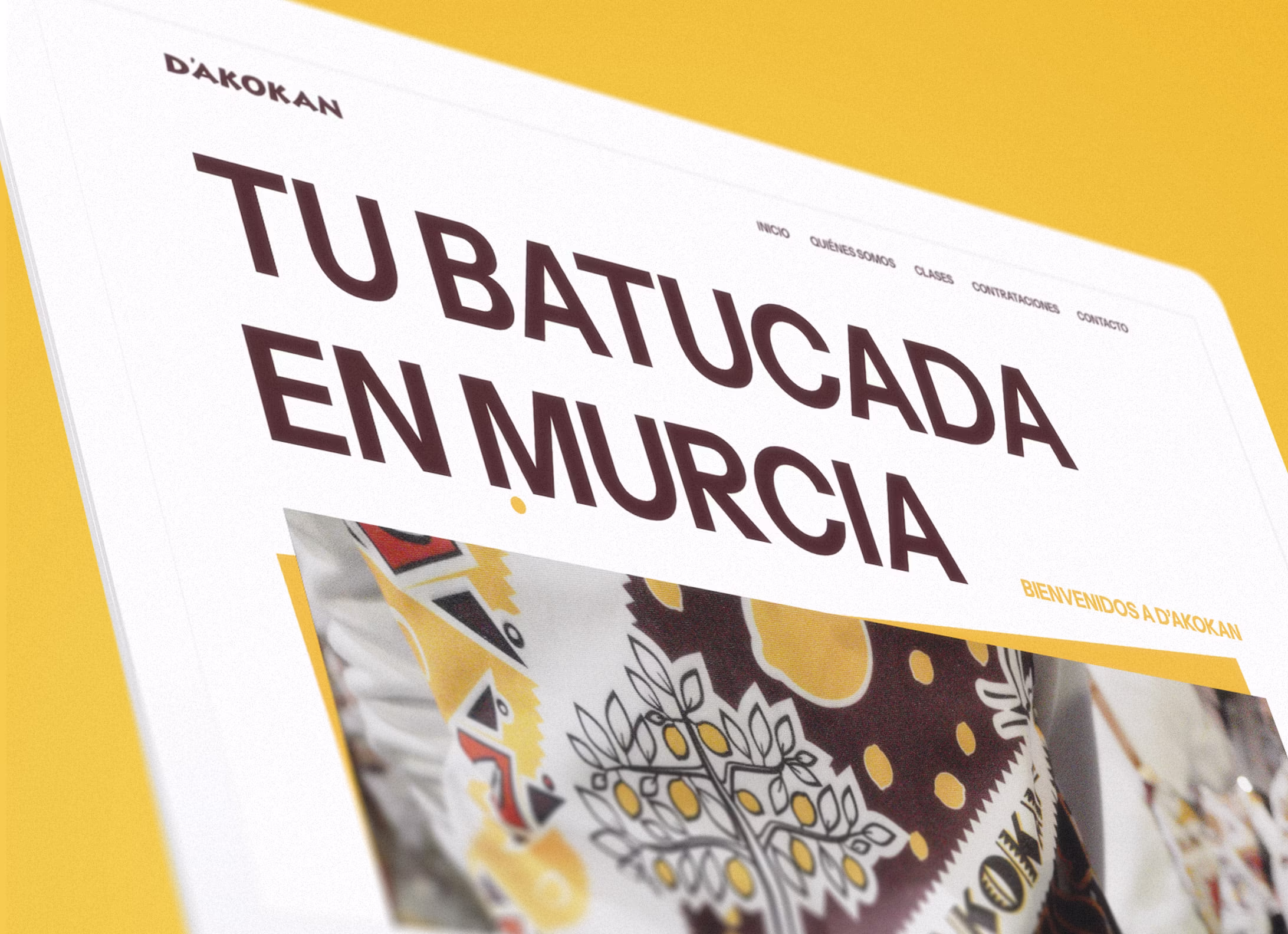 Imagen de la home de la web de D'Akokan