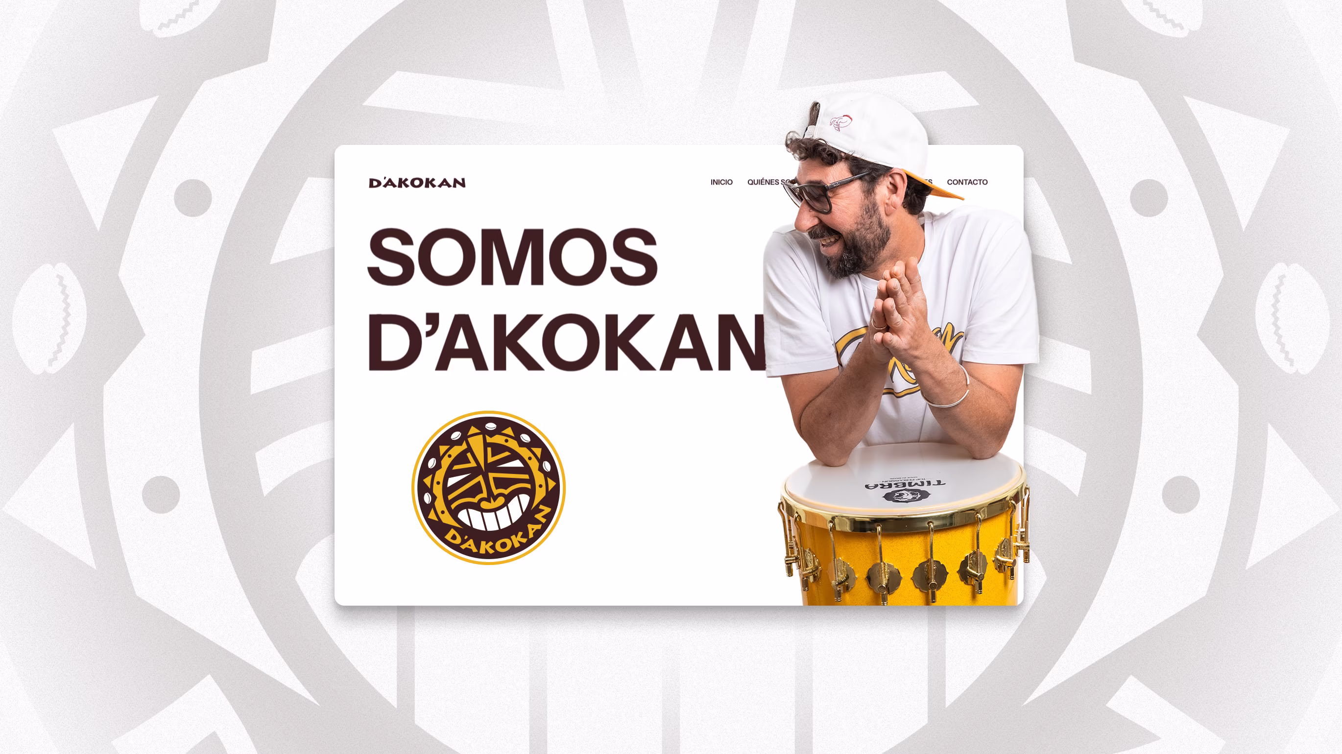 Imagen de la home de la web de D'Akokan