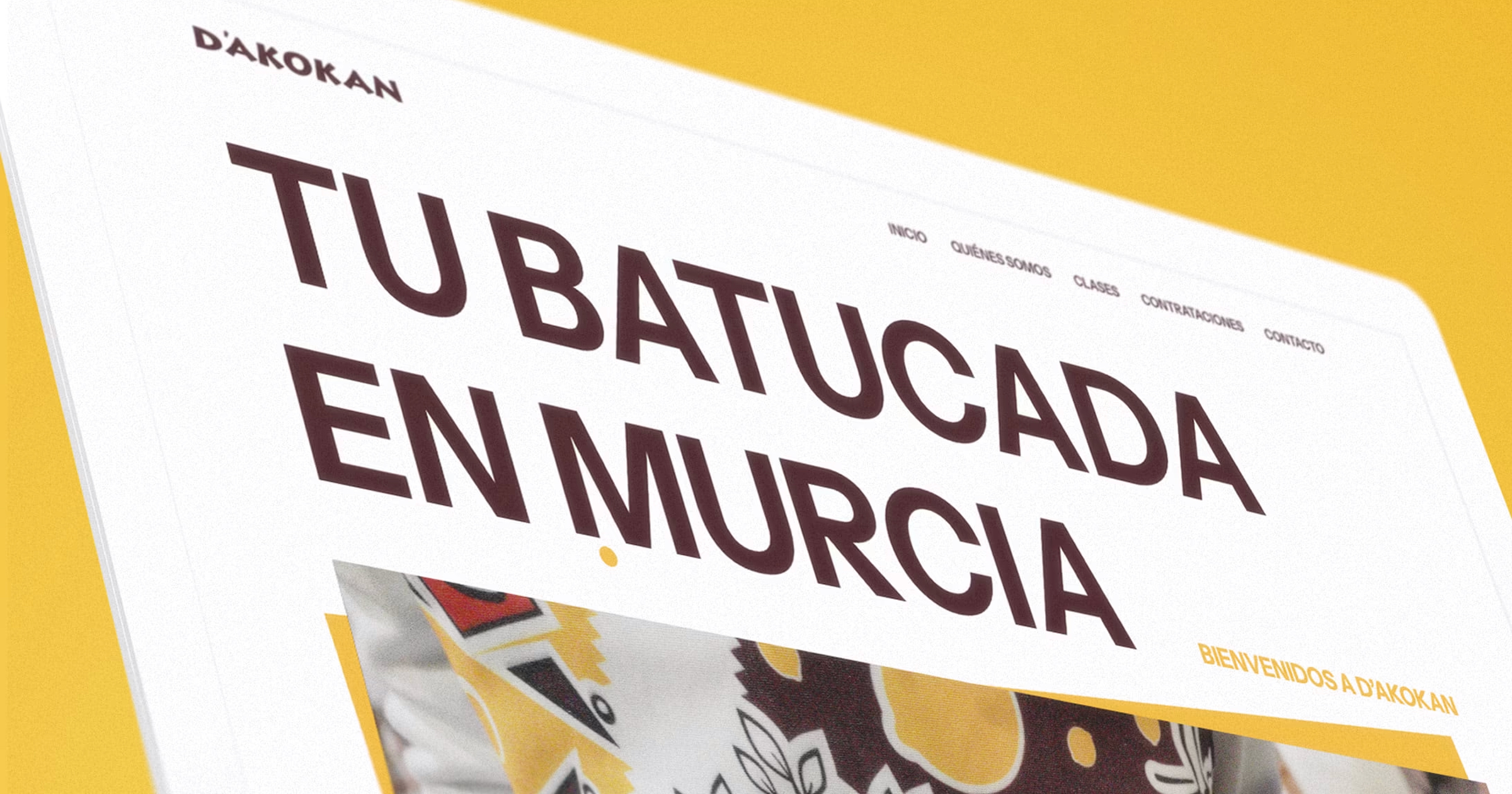 Imagen de la home de la web