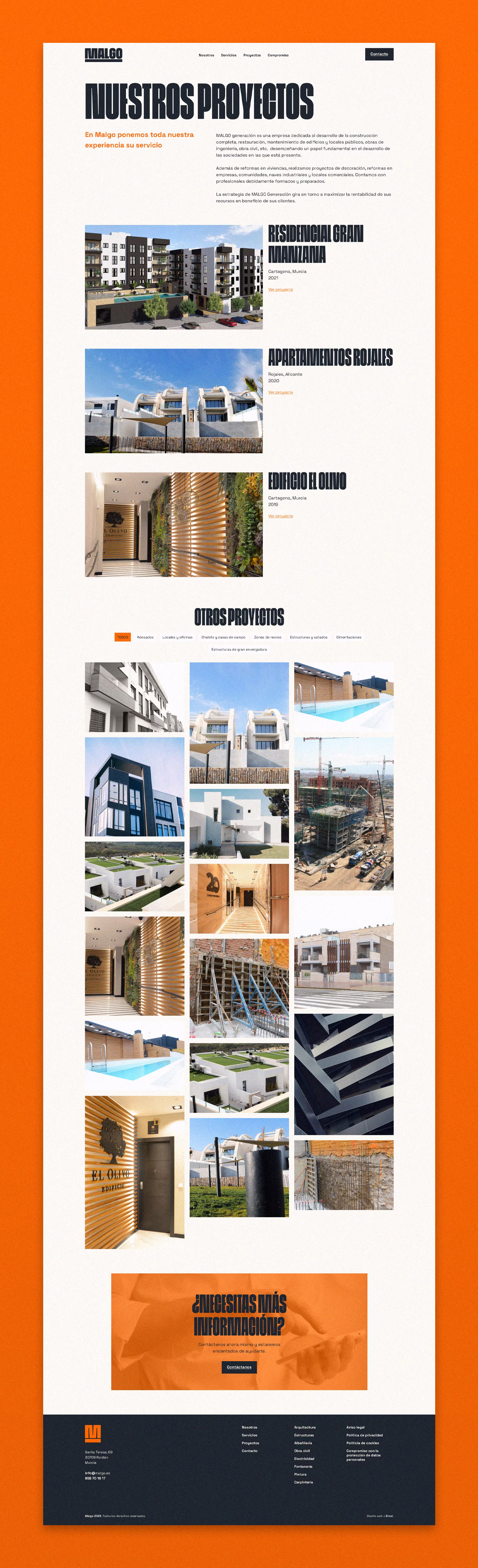 Diseño de la home