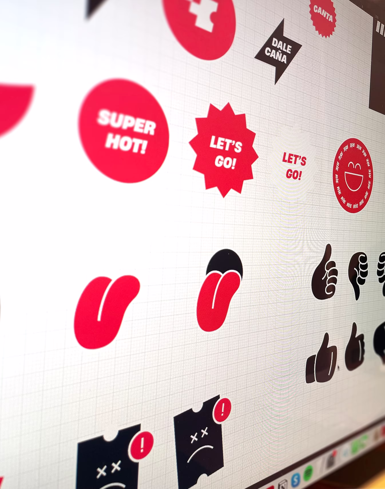 Proceso de diseño de los elementos gráficos de la marca