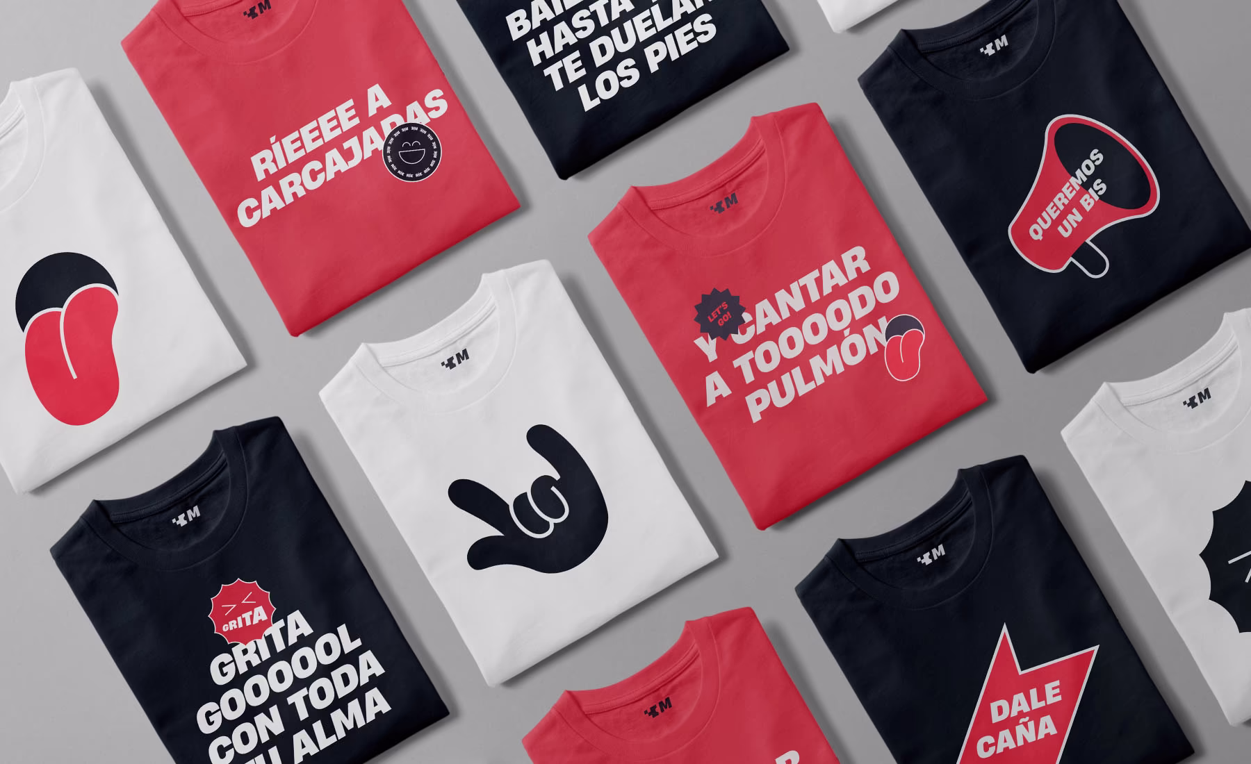 Diseño de las camisetas de la marca