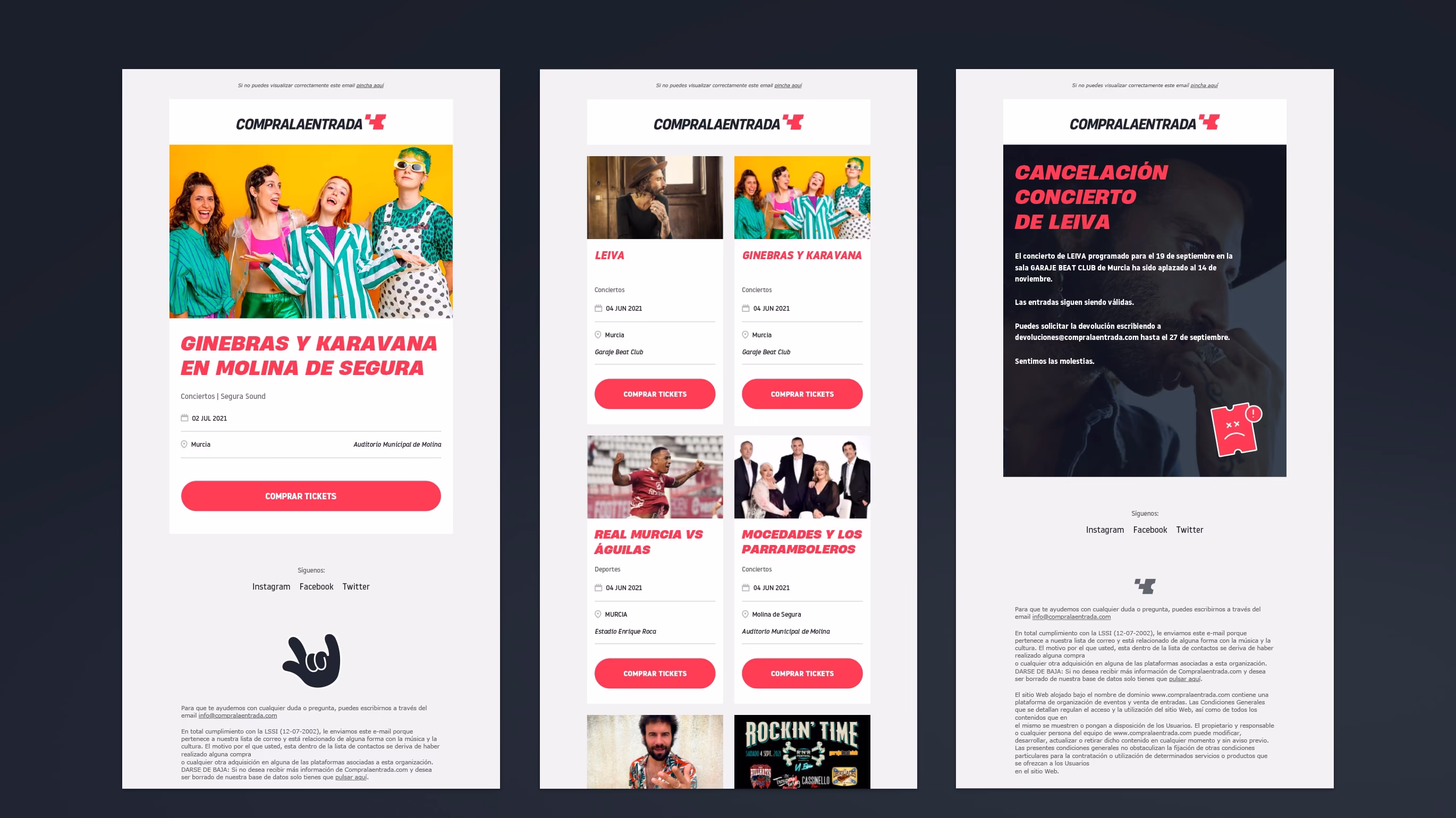 Diseño de la web versión tablet