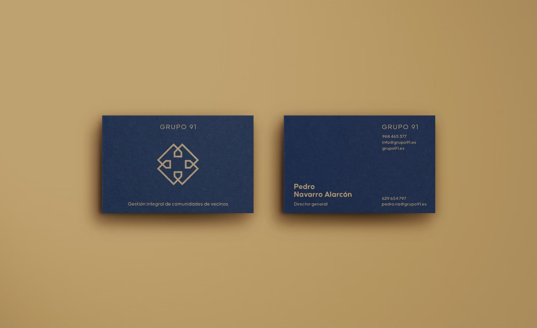 Diseño de la tarjeta corporativa