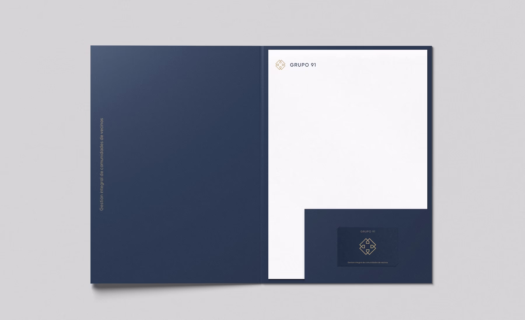 Diseño de la carpeta corporativa