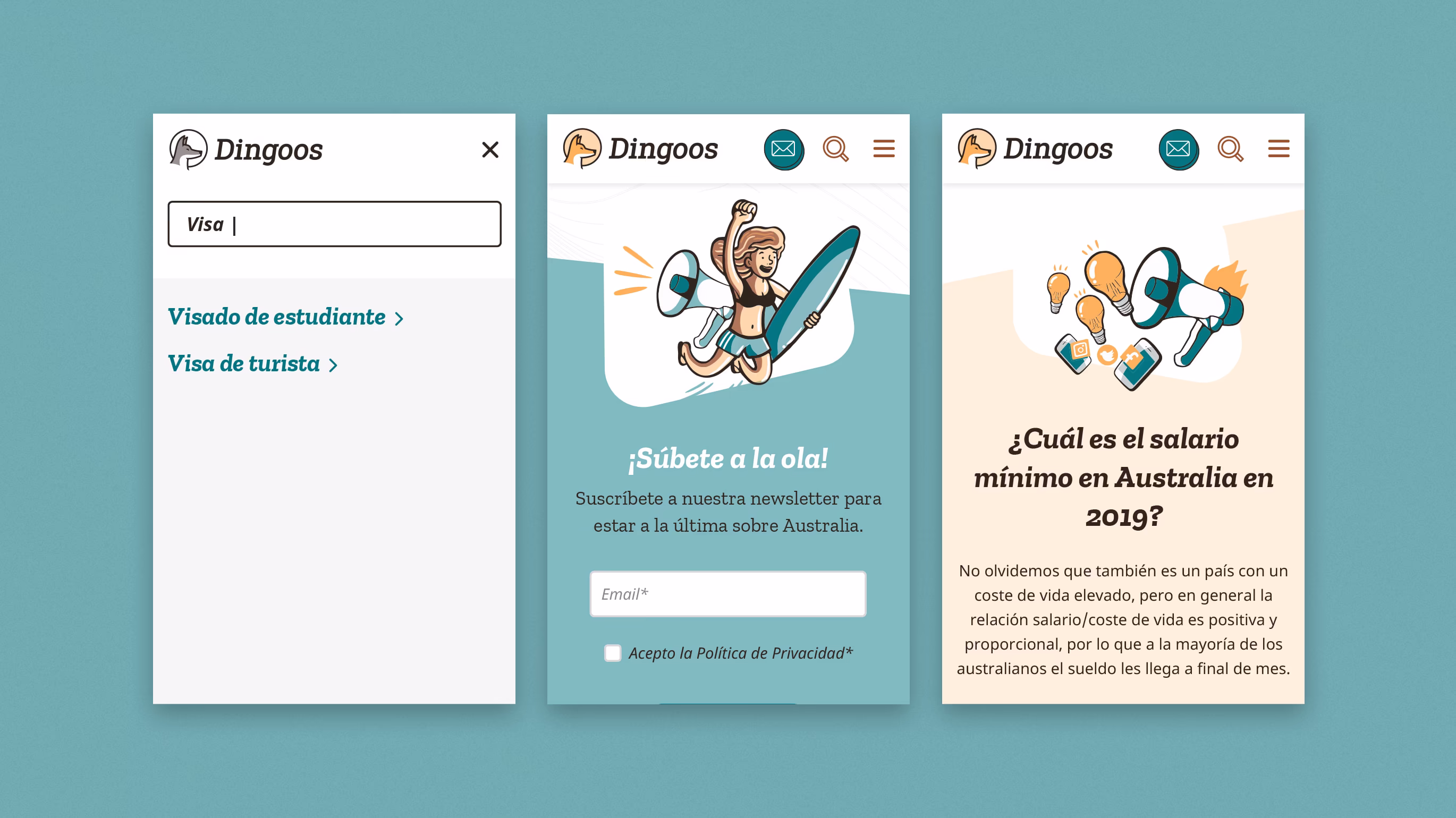 Diseño web responsive versión mobile