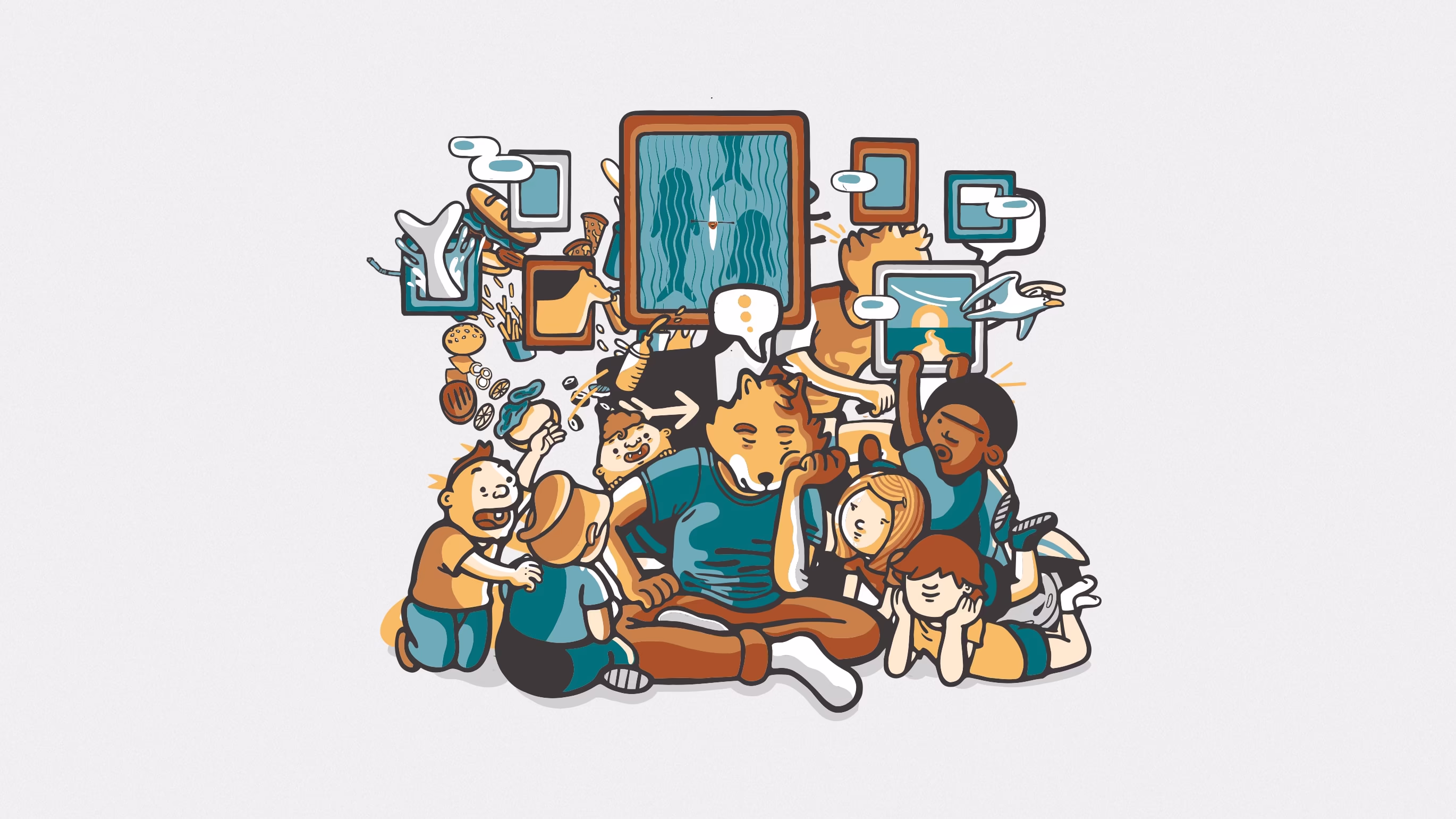 Ilustración de uno de los trabajos