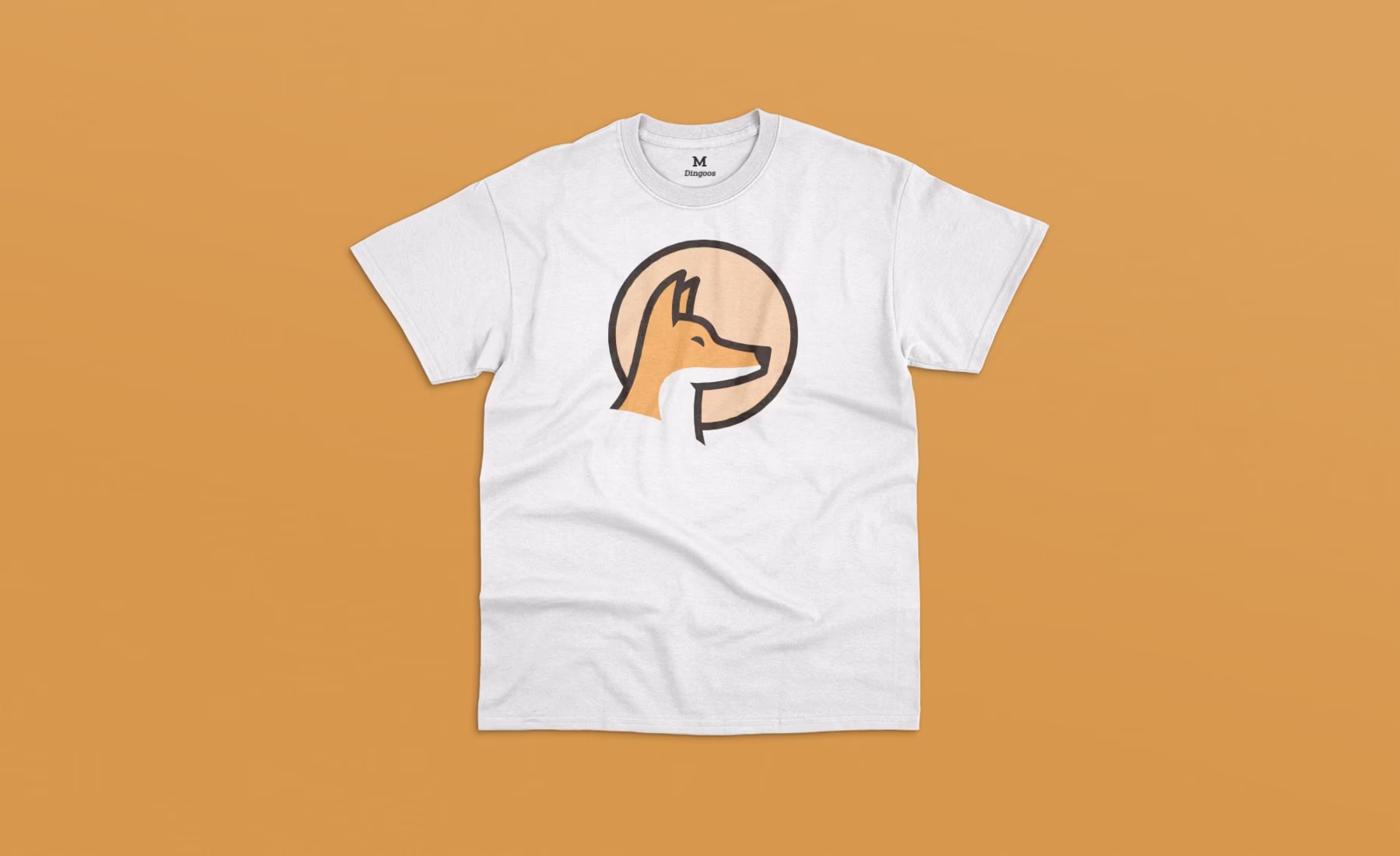 Diseño de camiseta con el isotipo.