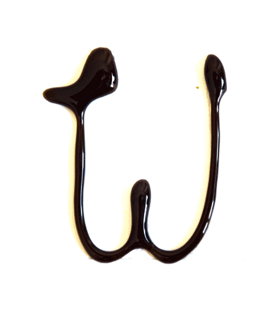 Proceso de creación del logo con sirope