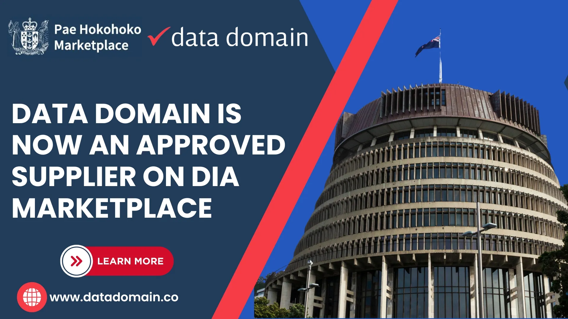 Data Domain is now an Approved Supplier on New Zealand Government’s Marketplace