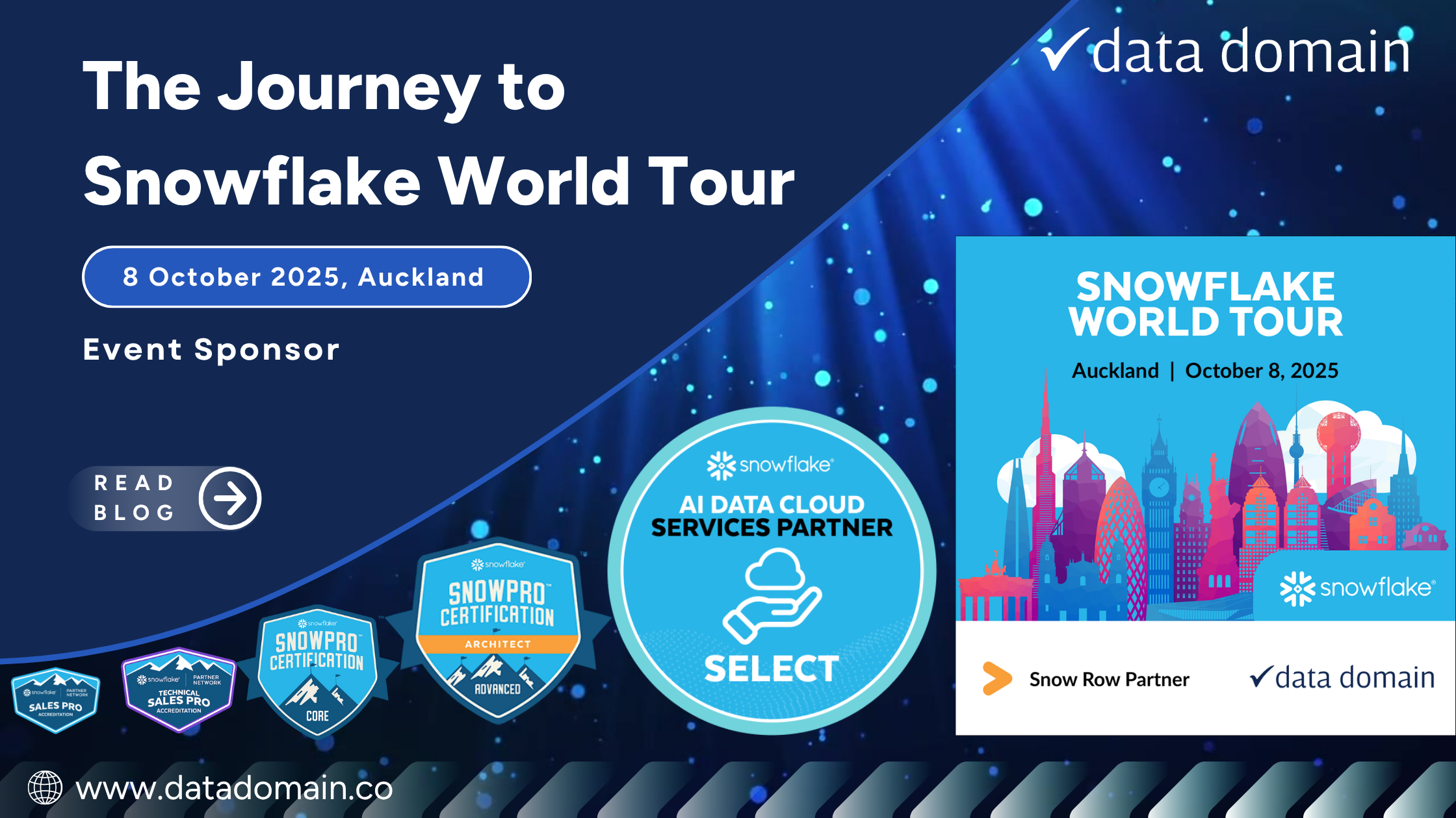 Data Domain at Snowflake World Tour