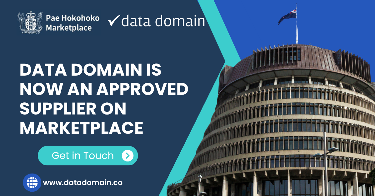 Data Domain is now an Approved Supplier on New Zealand Government’s Marketplace
