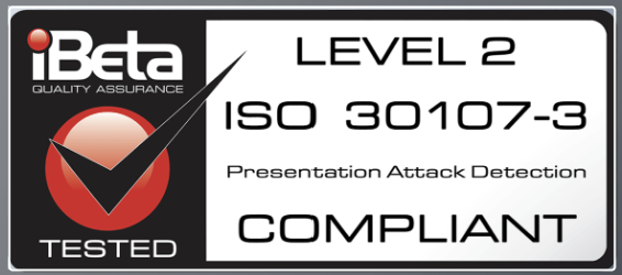 iBeta ISO 30107-3 Level 2 Presentation Attack Detection Compliant — Identy.io certification