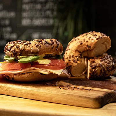 Gluten Free ham and cheese sandwich