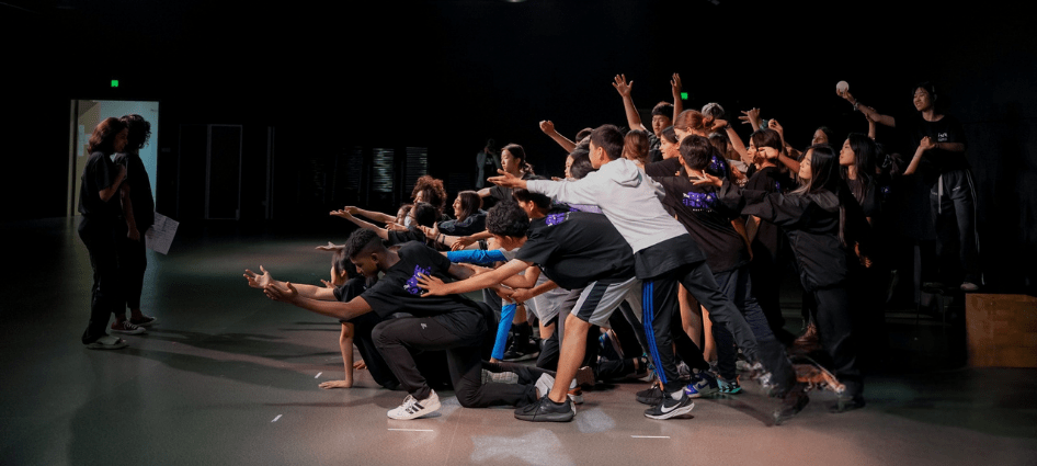 Outdoor theatre performance