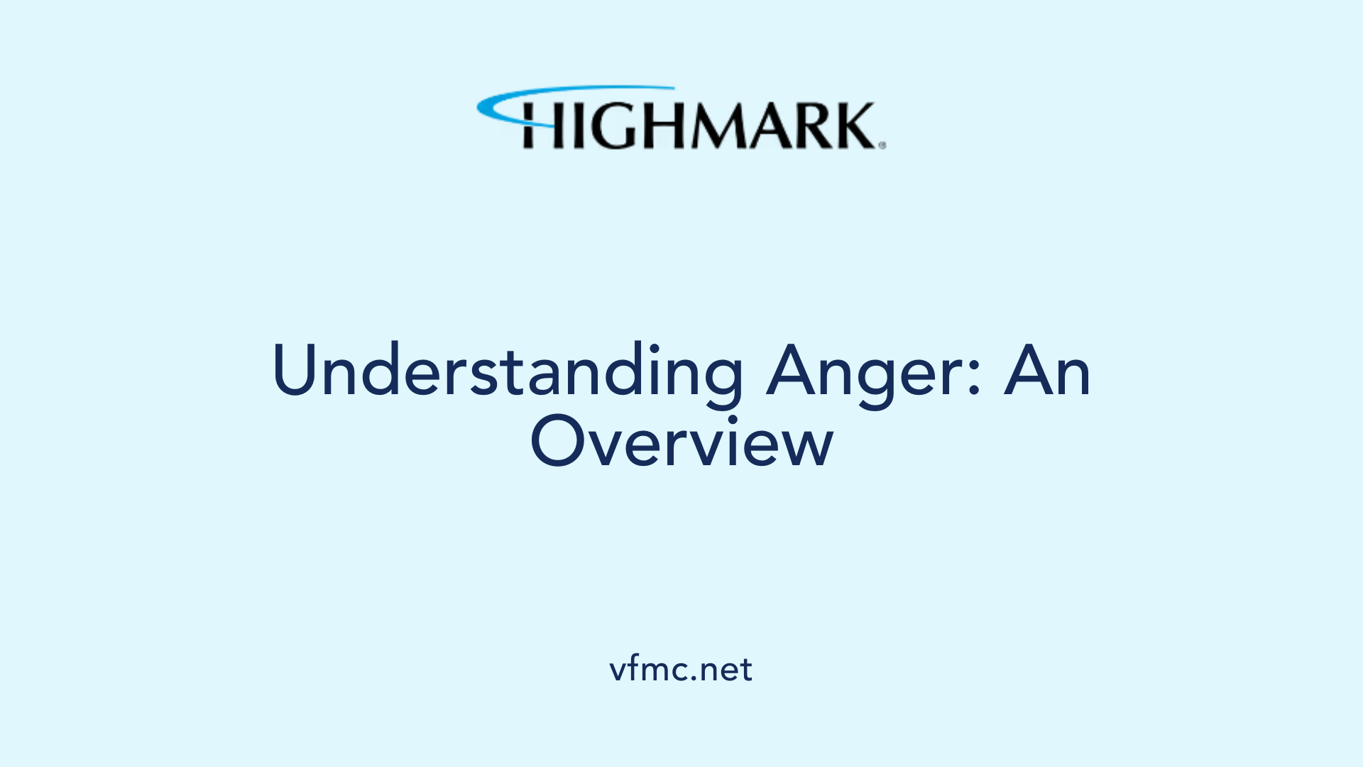 Understanding Anger: An Overview