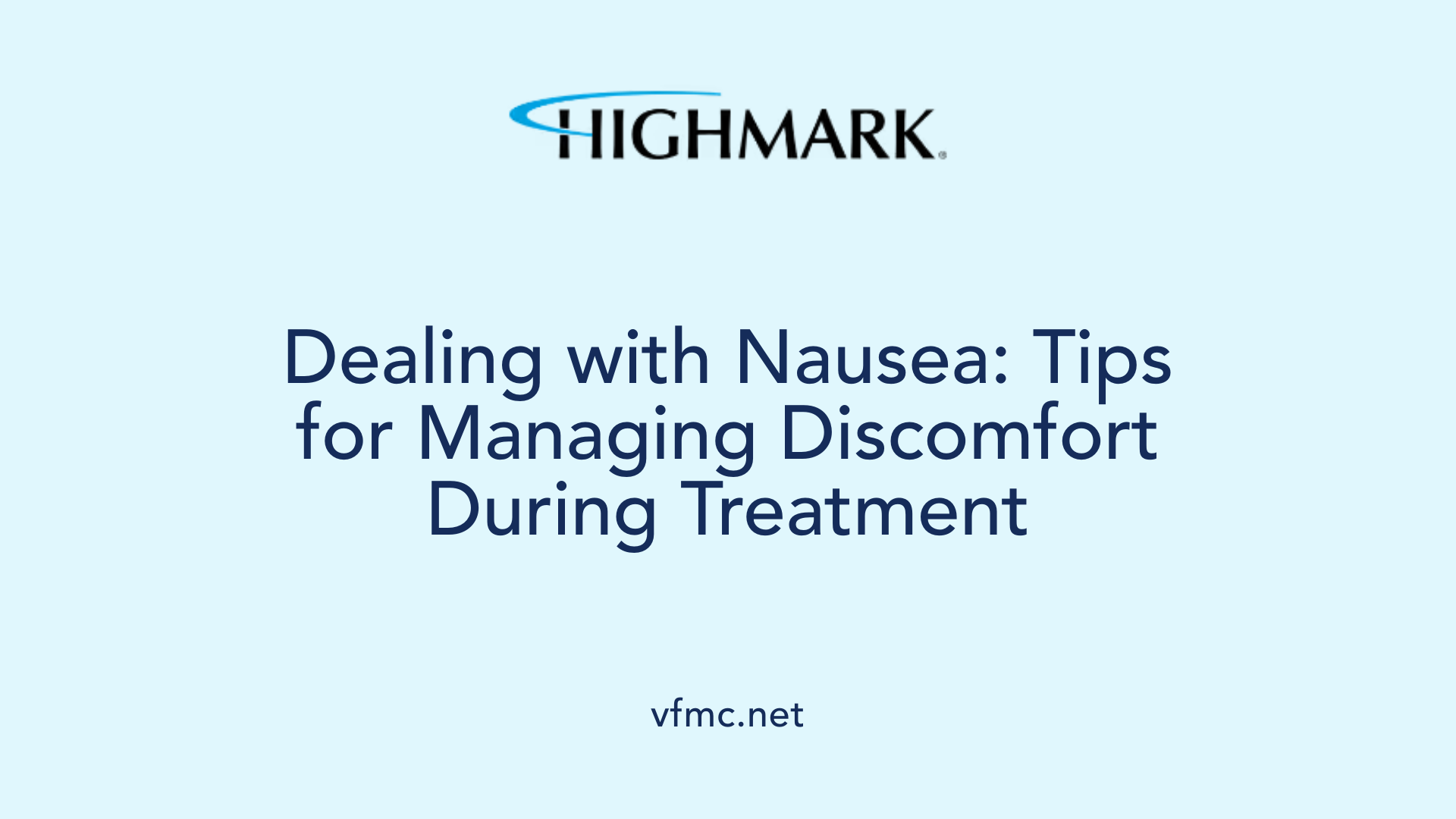 Dealing with Nausea: Tips for Managing Discomfort During Treatment
