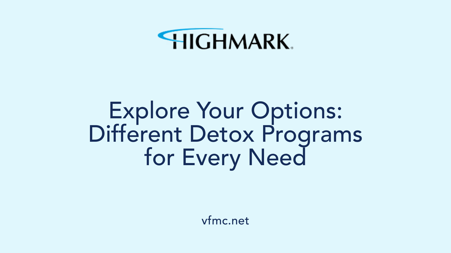 Explore Your Options: Different Detox Programs for Every Need