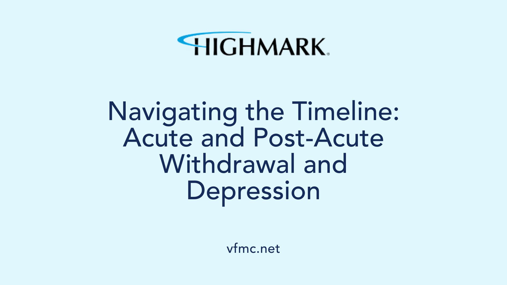 Navigating the Timeline: Acute and Post-Acute Withdrawal and Depression