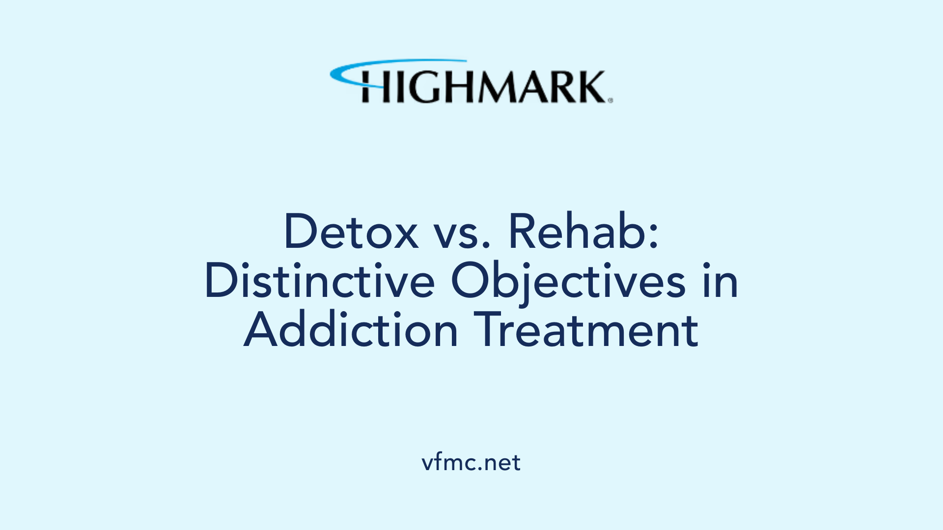 Detox vs. Rehab: Distinctive Objectives in Addiction Treatment