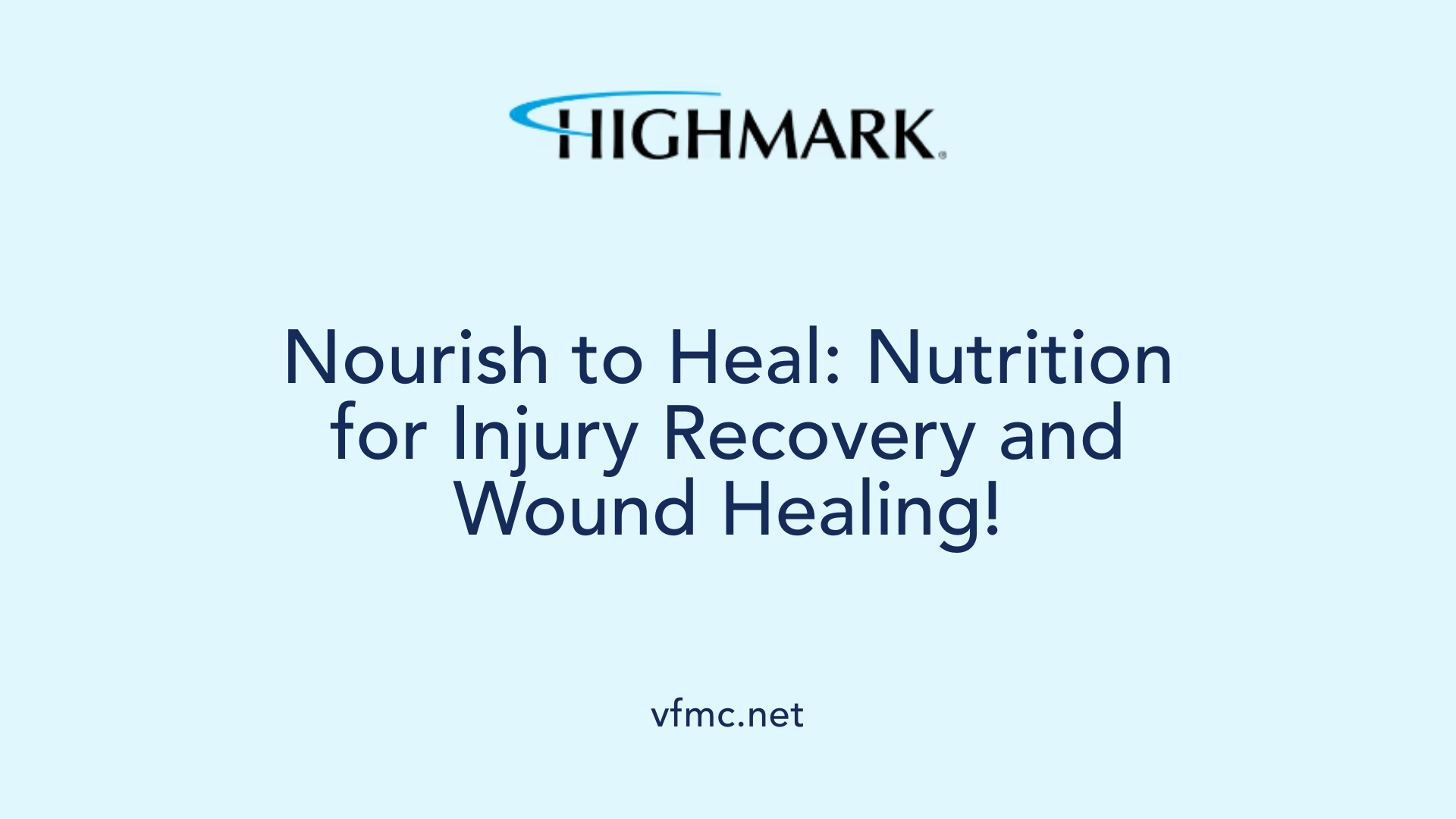 Nourish to Heal: Nutrition for Injury Recovery and Wound Healing!